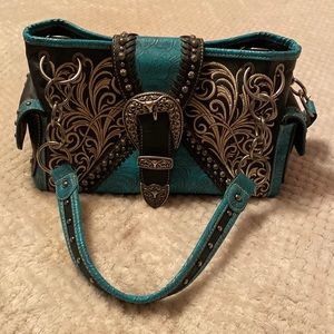 Montana West Embroidered Satchel Bag